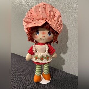 Strawberry Shortcake Doll 2016 Plush Ragdoll Rag Doll Yarn Hair Stuffed Toy 16in